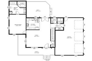 Floor 1 custom home by builder kettlewell construction