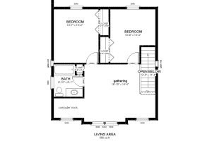 Kettlewell Constuction Model 1 Floorplan